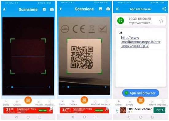 Cómo escanear el código QR con Android 3