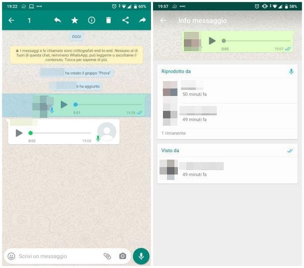 Cómo saber si se ha escuchado un mensaje de voz: WhatsApp