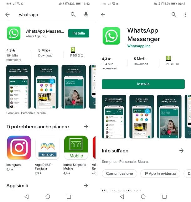 Descarga WhatsApp en Android