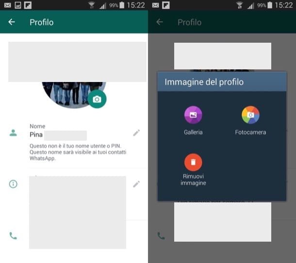 Cambiar la imagen de perfil de WhatsApp de Android