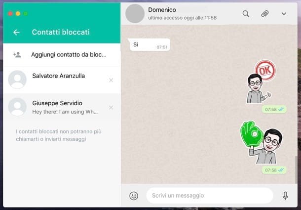 Los contactos de WhatsApp bloquearon computadoras