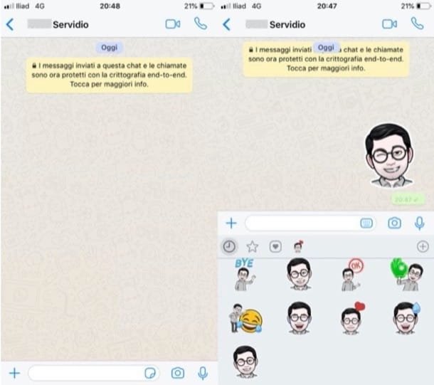 Enviar stickers de WhatsApp para iPhone