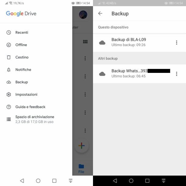 Eliminar la copia de seguridad de WhatsApp Google Drive Android