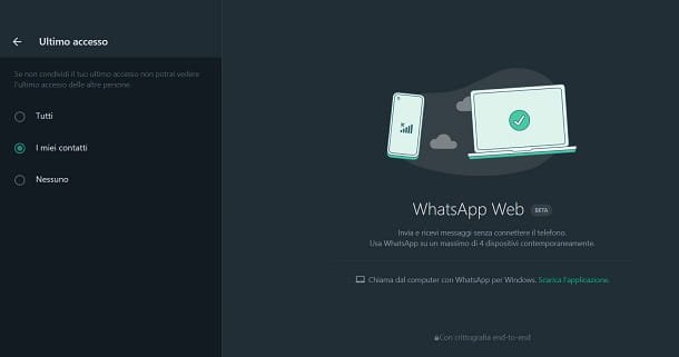 Cómo quitar el último acceso de WhatsApp de una persona