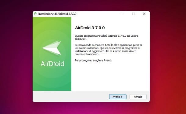 Cómo instalar AirDroid en Windows 11