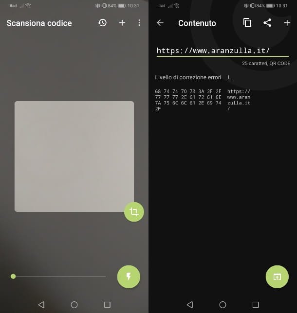 Cómo escanear códigos QR recibidos en WhatsApp