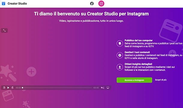 Cómo subir vídeos a Instagram con Creator Studio