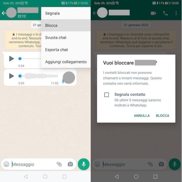 Bloquear contacto de WhatsApp en Android