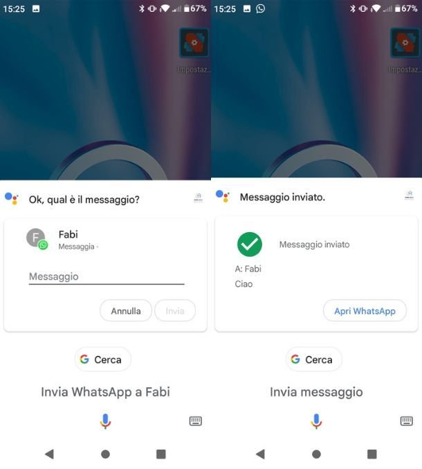 Enviar mensajes de WhatsApp con Ok Google