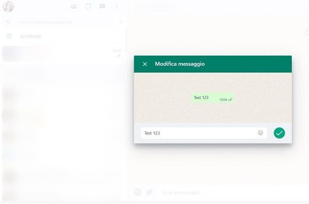 editar mensajes de whatsapp desde la computadora